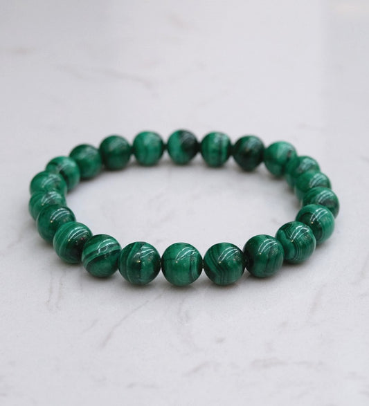 Malachite Bead Bracelet - Love, Transformation & Change