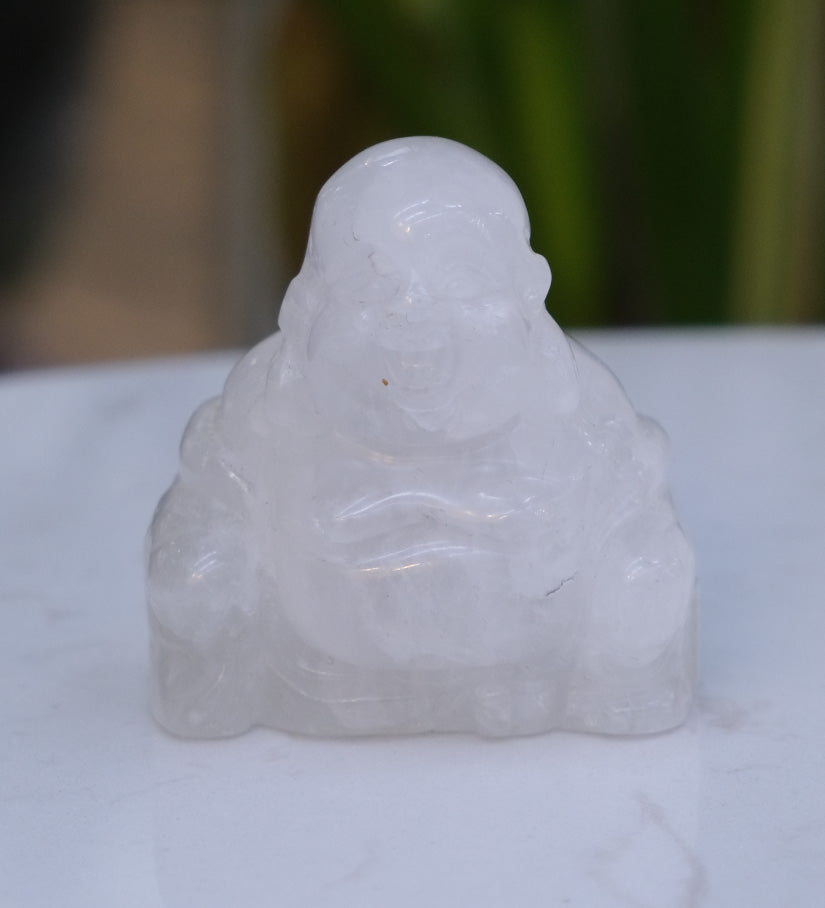 Clear Quartz Buddha