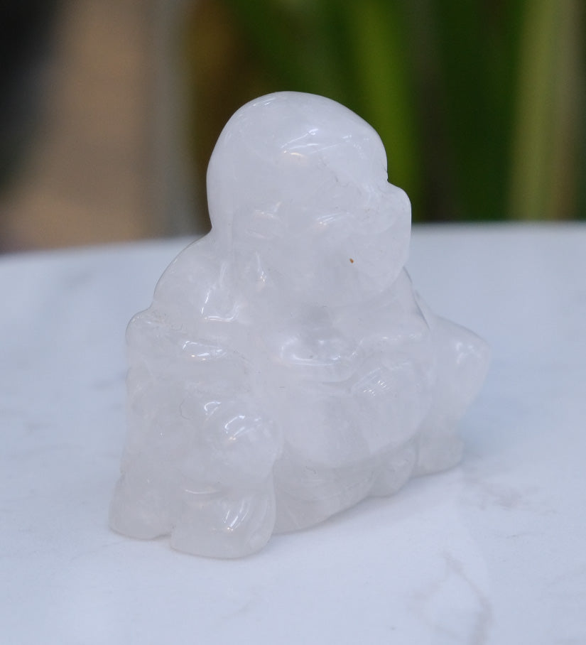 Clear Quartz Buddha