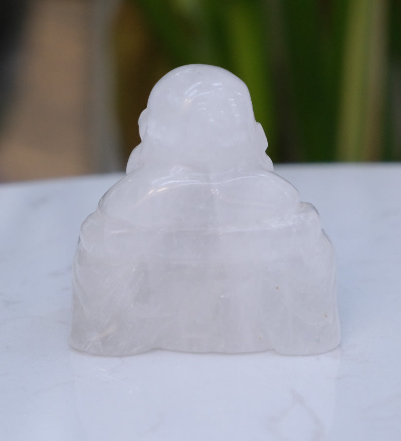 Clear Quartz Buddha