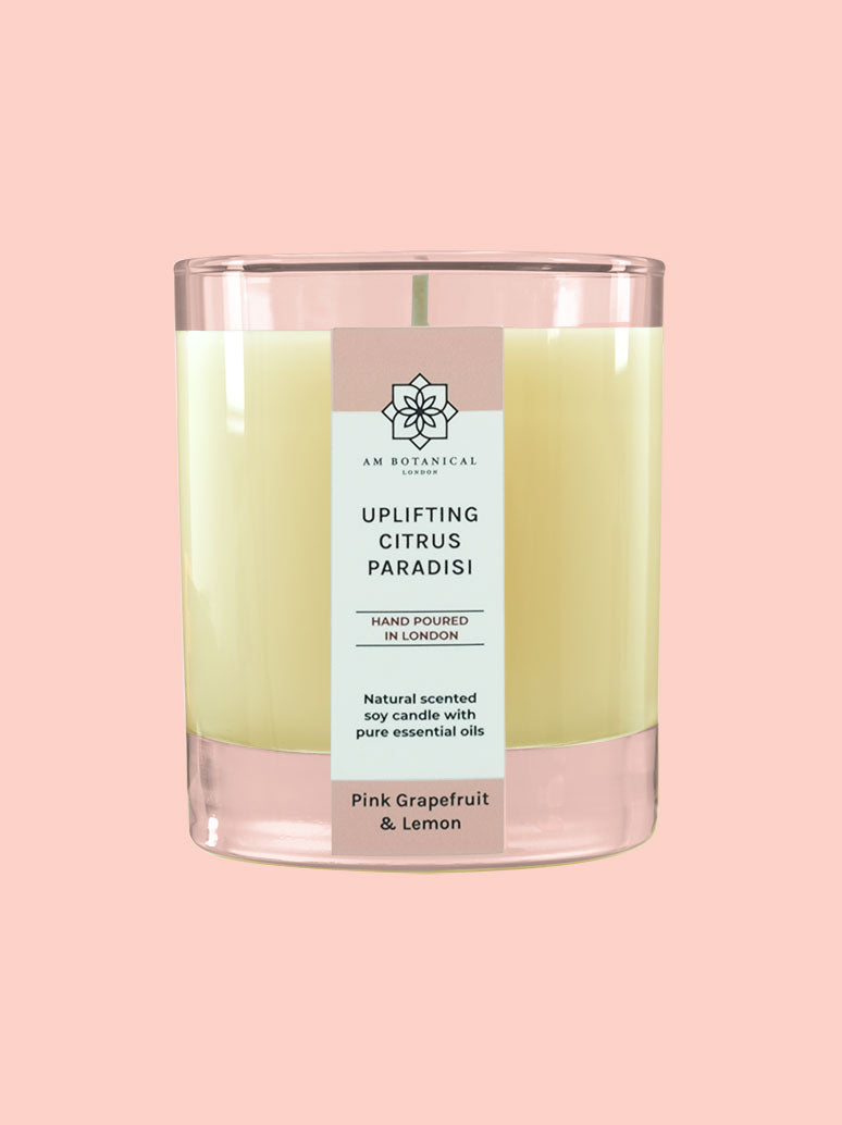 Uplifting Citrus Paradisi Botanical Candle