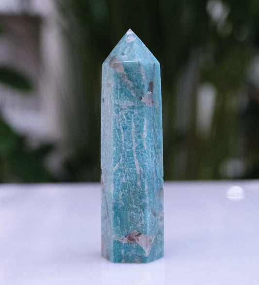 Amazonite Point - Optimism, Hope & Manifestation