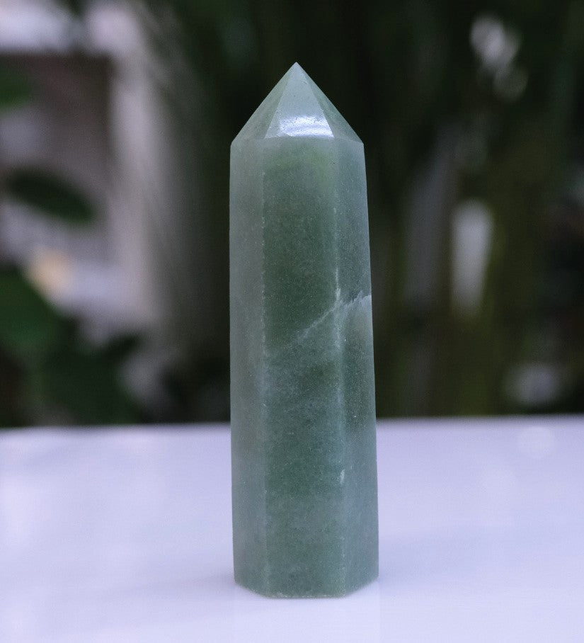 Aventurine Point - Luck, Prosperity & Growth