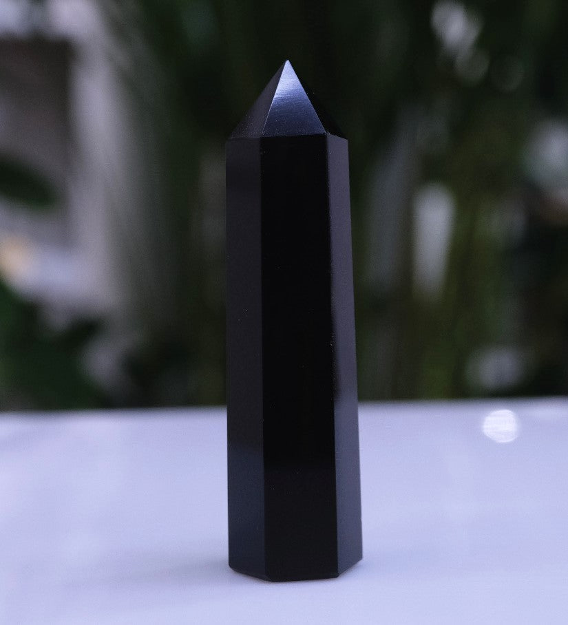 Black Obsidian Point - Protection, Negativity & Creativity