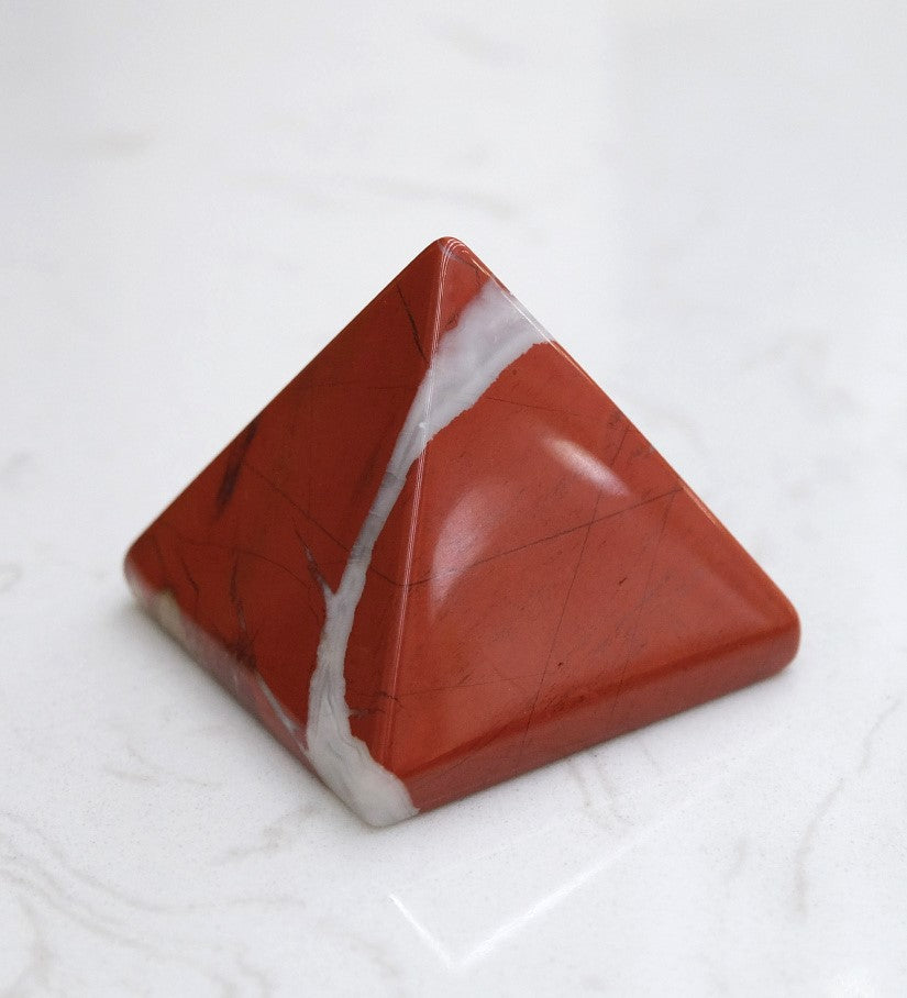 Red Jasper Pyramid - Protection , Grounding & Nurturing