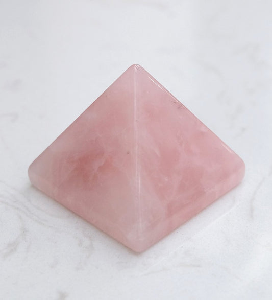 Rose Quartz Pyramid – Love, Harmony & Calm