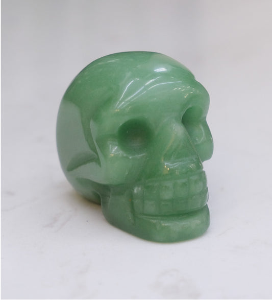 Aventurine Skull