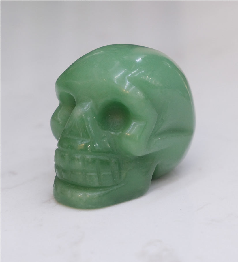 Aventurine Skull