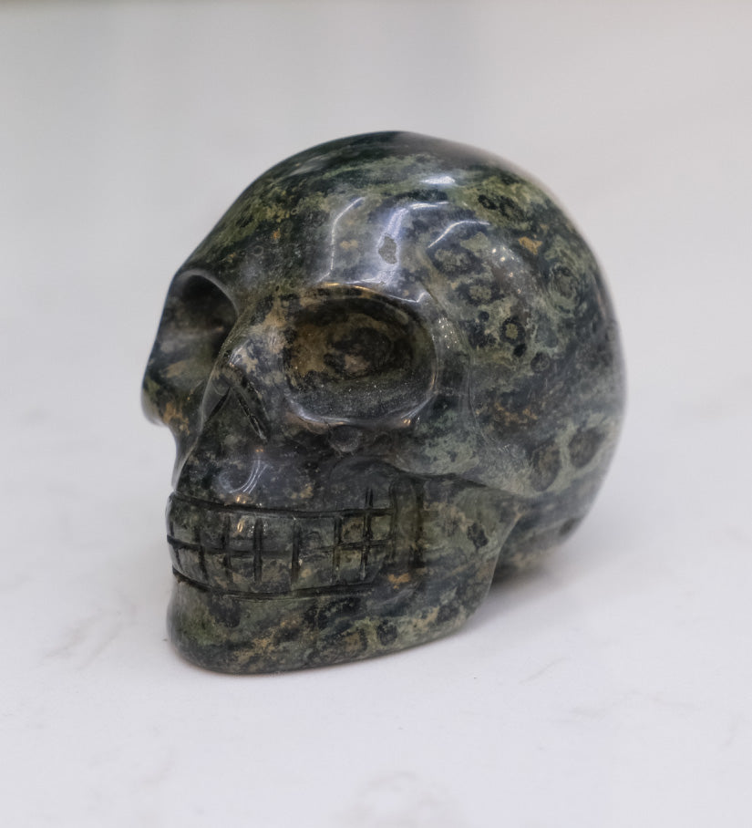 Kambaba Jasper Skull