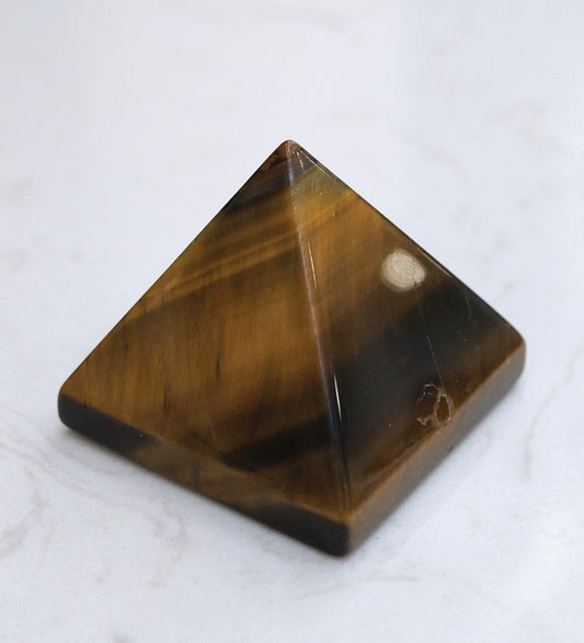 Tiger’s Eye Pyramid – Courage, Wealth & Action